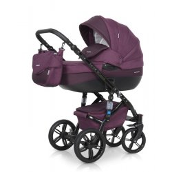 03 Purple - Детская коляска Riko Bruno Natural 3 в 1